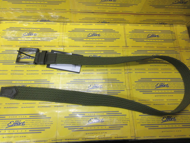 SQUARE BUCKLE MESH BELT L BRG221M01 Olive
