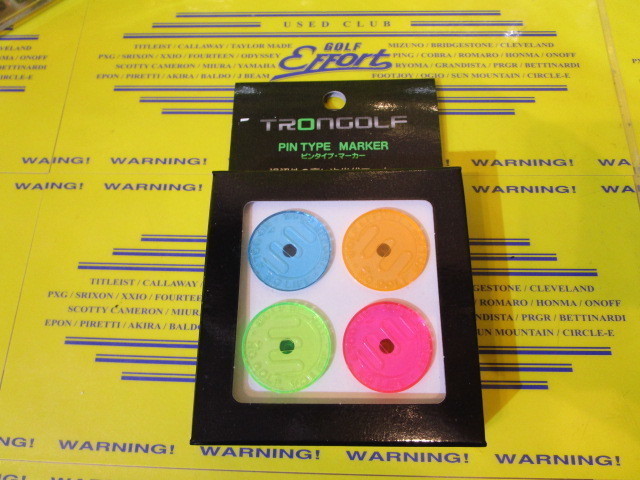 TRON GOLF　Circle-E ネオンマーカー (ピンタイプ4個セット)