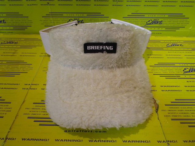 BRIEFING<br>MS FLEECE VISOR BRG233M73 White