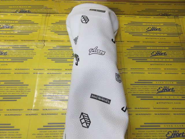 JONES DRIVER COVER Monogram-White