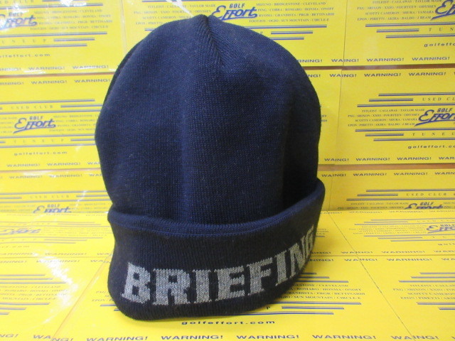 MS WR WOOL KNIT JQ LOGO BEANIE BRG243MA6 Navy