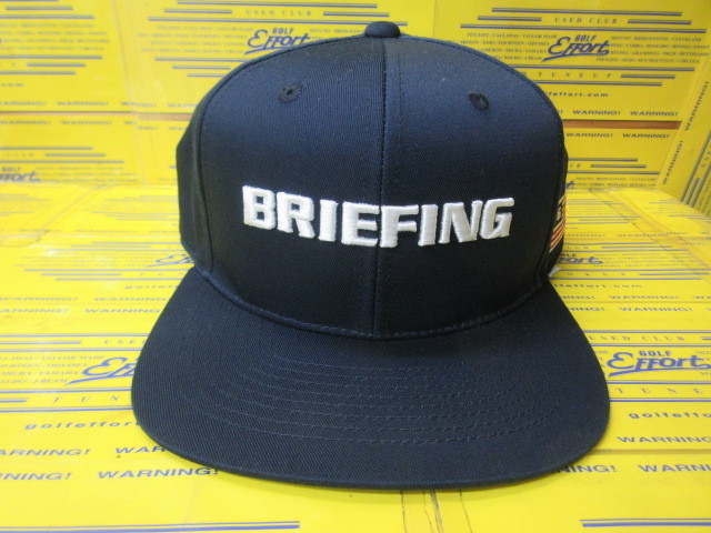 BRIEFING<br>MS BASIC FLAT VISOR CAP BRG251M98 Navy