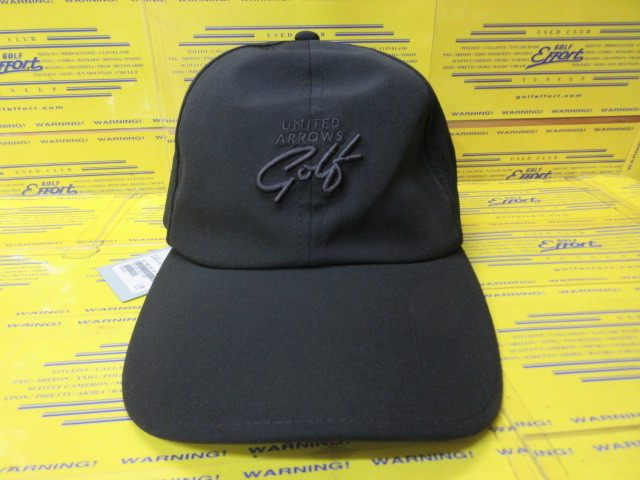 ユナイテッドアローズ<br>メンズ パンチング キャップ Black