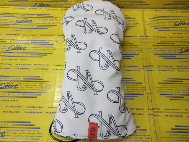 ロゴ ドライバー ヘッドカバー White