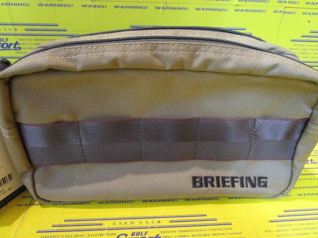 DOUBLE ZIP POUCH STD BRG253G24 Tan