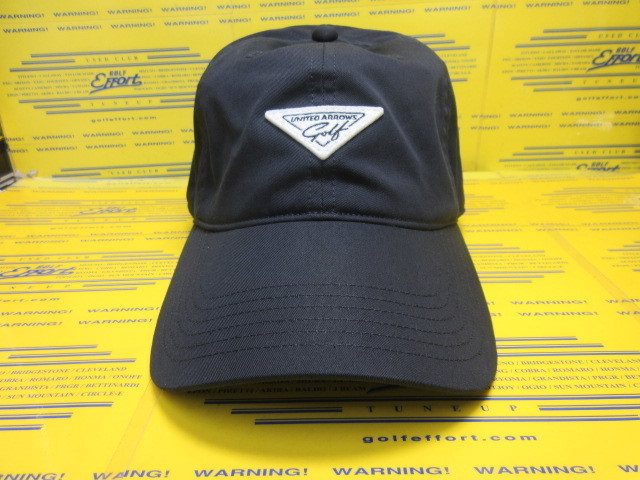 ユナイテッドアローズ<br>ユニセックス フェルトロゴ キャップ Navy