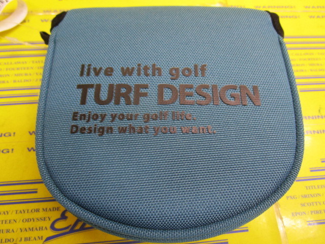 TURF DESIGN<br>PTカバー マレット型 TDPC-BE70M BL
