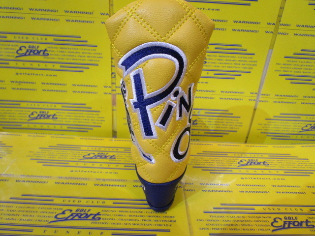 HC-U2602 MR.PING Qulting Putter Cover Blade Yellow
