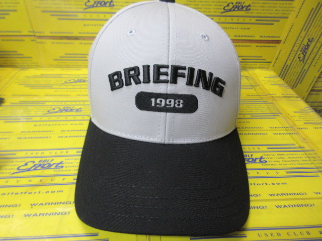 BRIEFING<br>MS COLLEGE LOGO CAP BRG261MA80 Gray