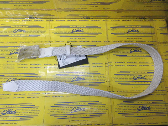 MS BG BUCKLE MESH BELT M BRG261MD70 White