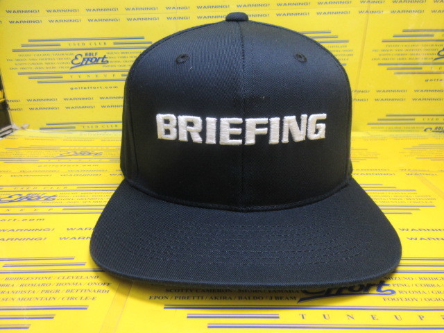 BRIEFING<br>MS BASIC FLAT VISOR CAP BRG261M15 Navy