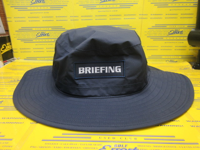 BRIEFING<br>MS WATERPROOF WIDE HAT BRG261M18 Navy