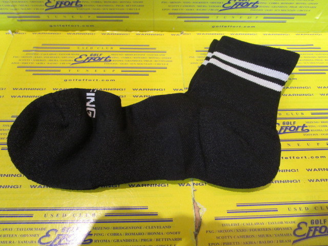 WASHI LINE SOCKS L BRG261F03 Black