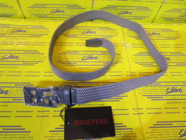 MS BG BUCKLE MESH BELT L BRG261MD70 Gray