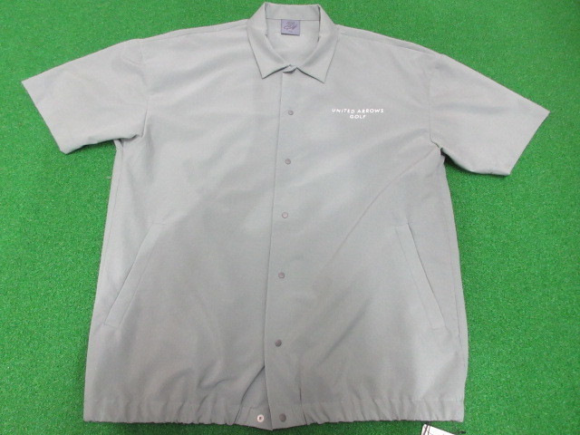 メンズ ミニリップ ショートスリーブ シャツ 防しわ 2WAYストレッチ XL Lime