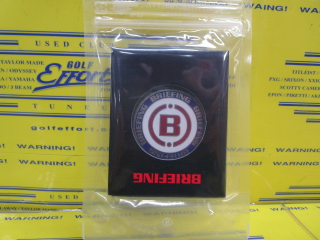 ENAMEL CIRCLE B MEDAL MARKER BRG261G30 Silver