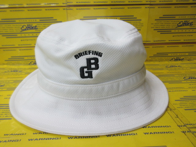 BRIEFING<br>CR MS COOLCORE BG LOGO HAT BRG261MG8 White