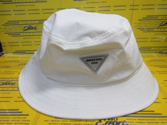 REF MS STRETCH TRAINGLE LOGO HAT BRG263M89 White