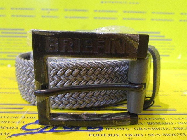 MS SQUARE BUCKLE MESH BELT M BRG261ME1 Gray