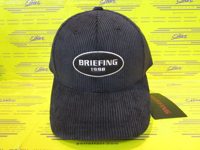 MS CORDUROY OVAL LOGO CAP BRG263MA5 Black