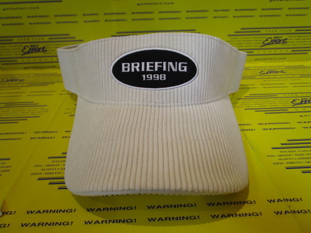 MS CORDUROY OVAL LOGO VISOR BRG263MA6 White