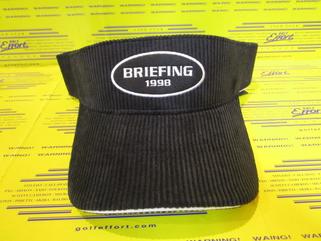 MS CORDUROY OVAL LOGO VISOR BRG263MA6 Black