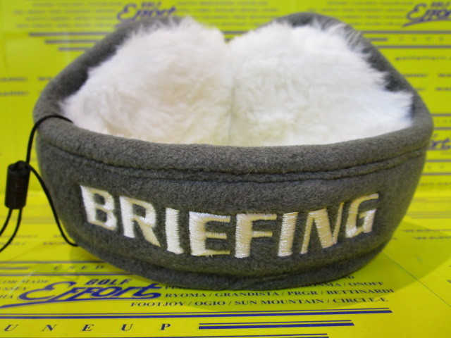 BRIEFING<br>MICRO FLEECE EAR MUFF BRG263F06 Gray
