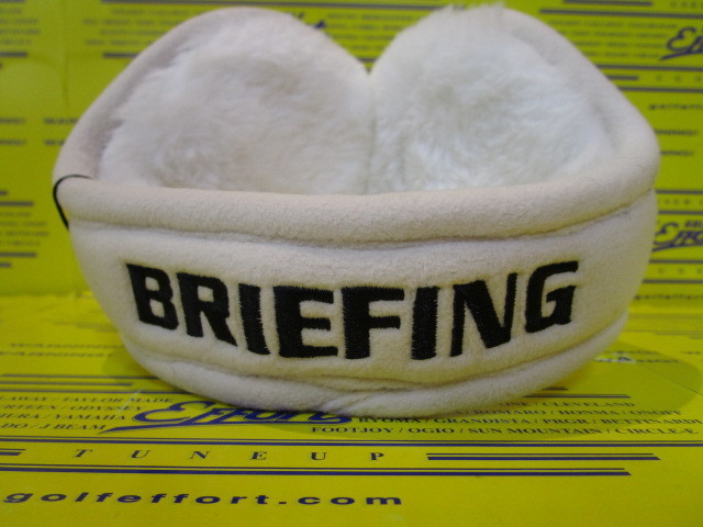 BRIEFING<br>MICRO FLEECE EAR MUFF BRG263F06 Off White