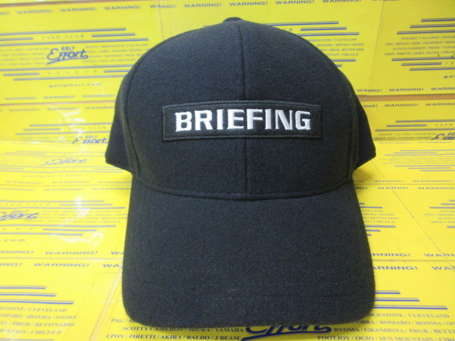 BRIEFING<br>MS WOOLY BOX LOGO CAP BRG263MA8 Navy