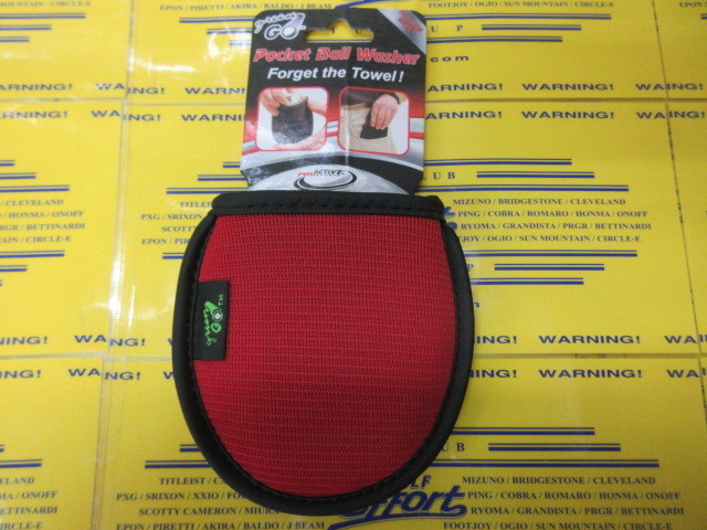 GreenGo Pocket Ball Washer-Red